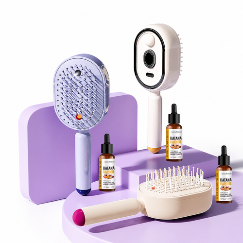 Cepillo Pro 3 en 1 con Spray Hidratante + Aceite de Batana