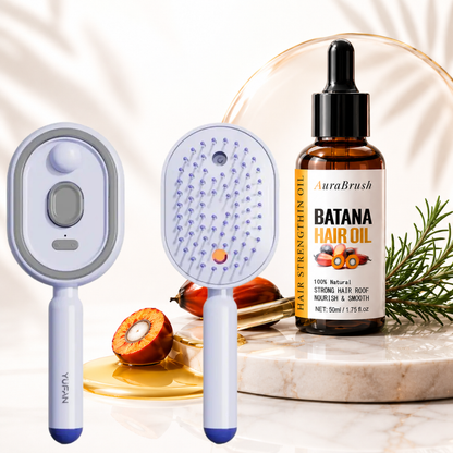 Cepillo Pro 3 en 1 con Spray Hidratante + Aceite de Batana
