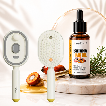 Cepillo Pro 3 en 1 con Spray Hidratante + Aceite de Batana