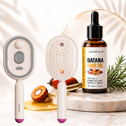 Cepillo Pro 3 en 1 con Spray Hidratante + Aceite de Batana